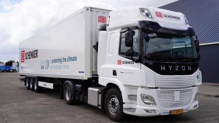 Hyzon hydrogen fuel cell truck put into operation in Germany