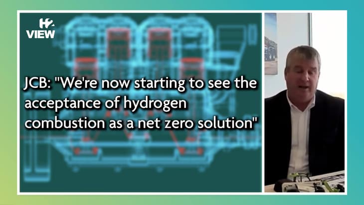Video: JCB: “We’re now starting to see the acceptance of hydrogen combustion as a net zero solution”