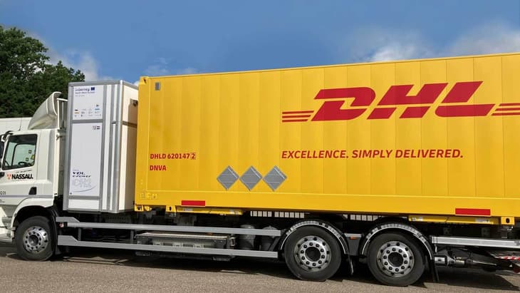DHL Express to trial hydrogen trucks with Apple as part of a new programme
