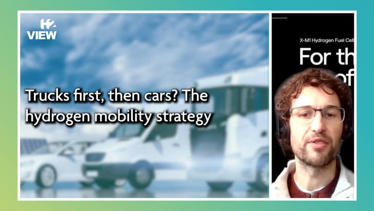 Video: Trucks first, then cars? The hydrogen mobility strategy