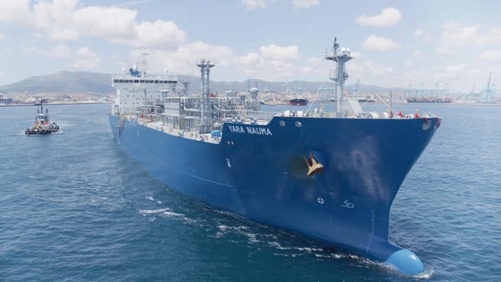 Yara Clean Ammonia and Cepsa to develop a hydrogen maritime corridor through Europe