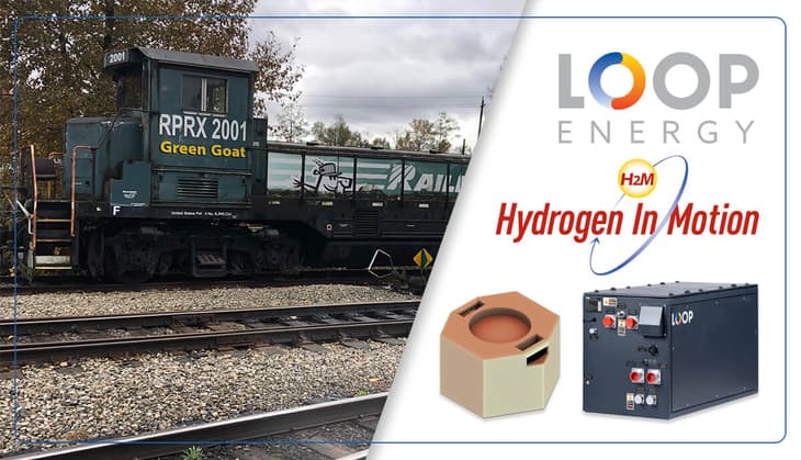 New hydrogen electric locomotive set for Canadian rails