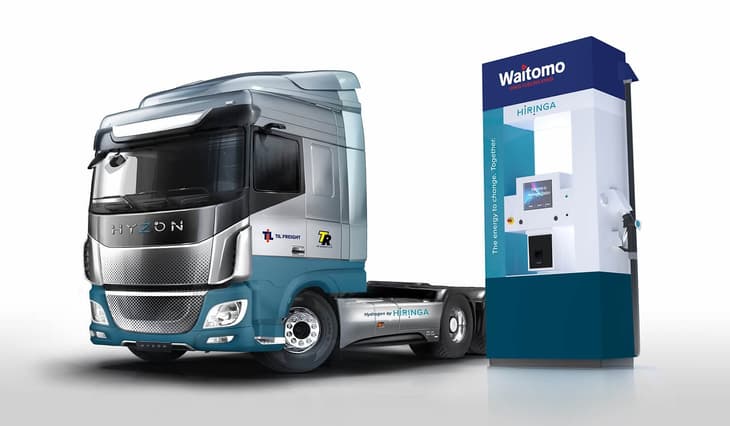 Hiringa Energy and Hyzon Motors partner on hydrogen truck project