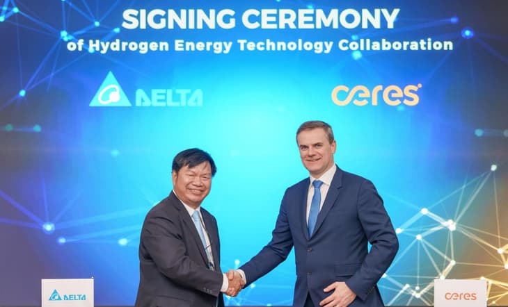 Ceres signs solid oxide hydrogen tech license agreement with Delta Electronics