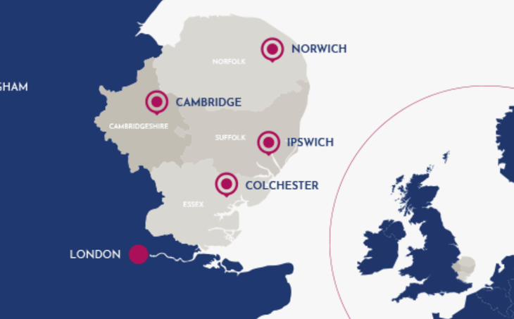 Clean energy from East of England could power 20m UK homes by 2035