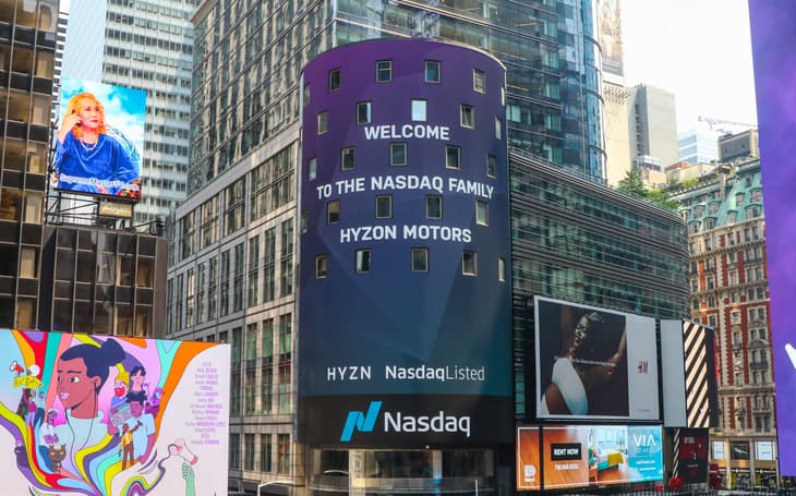 Hyzon Motors now trading on Nasdaq