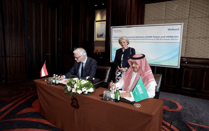 acwa-and-verbund-sign-mou-to-produce-green-hydrogen
