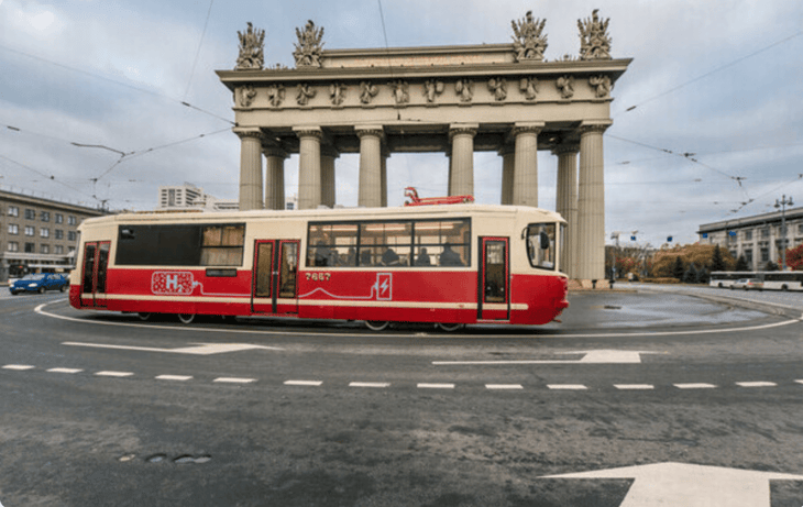 Russia tests hydrogen tram