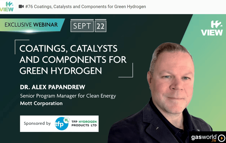 Webinar: The role of porous transport layers in catalyst utilisation and performance