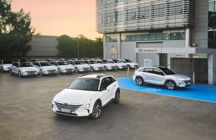 Hyundai NEXO fleet arrives in Australia