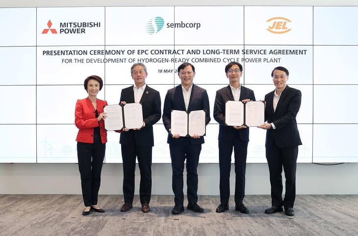 Mitsubishi Power awarded EPC contract to develop 600MW hydrogen power plant