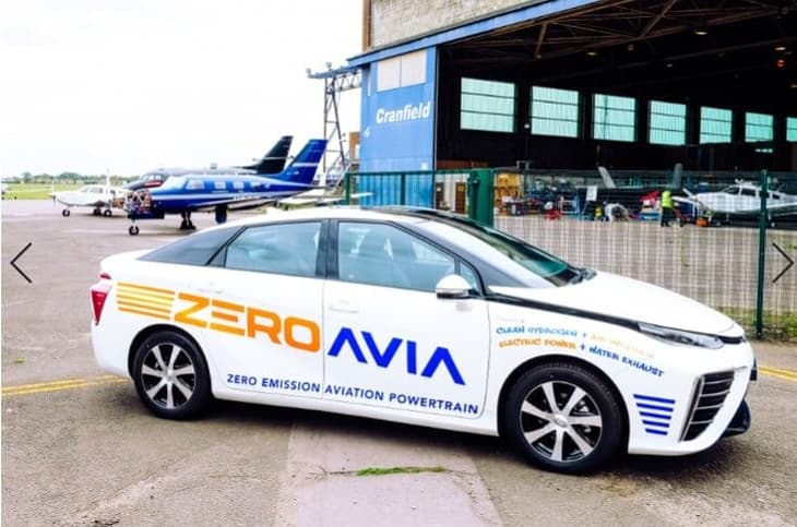 ZeroAvia receives Toyota Mirai