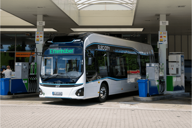 Hyundai trials fuel cell bus in Munich, Germany