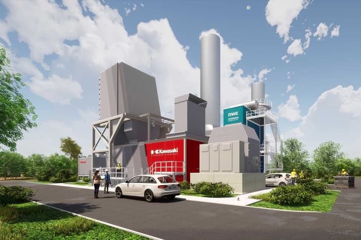 RWE, Kawasaki to develop ‘one of the world’s first’ 100% hydrogen-capable gas turbine plants for power generation in Germany