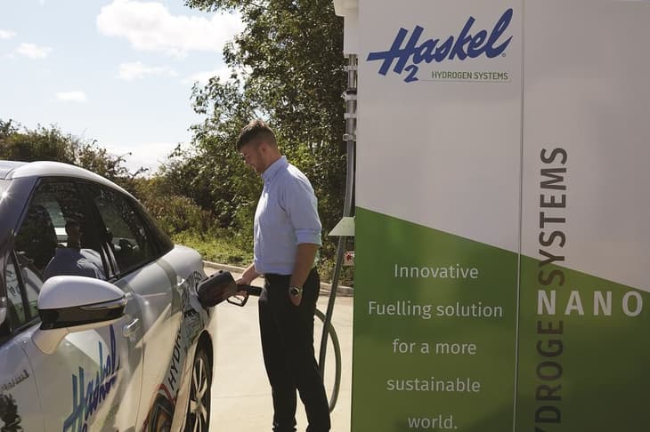 Haskel unveils new hydrogen stations