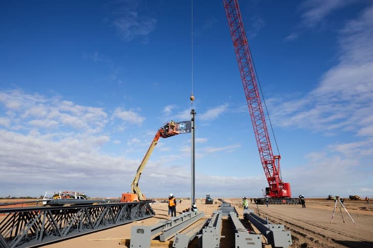 Work continues at Nikola’s Arizona site