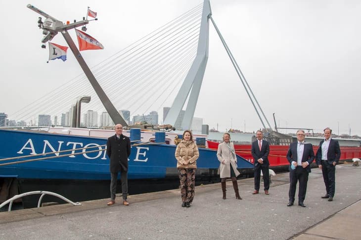 Inland navigation barge set to connect Netherland’s two largest hydrogen sources