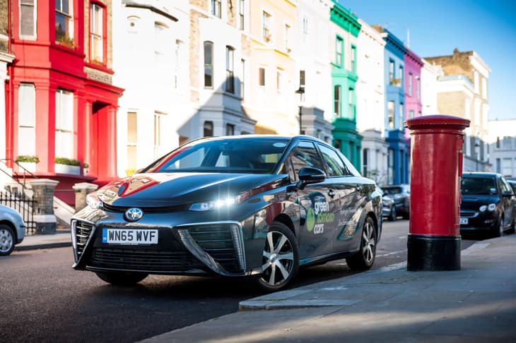 Hydrogen-powered Toyota Mirai’s surpass one million miles in London