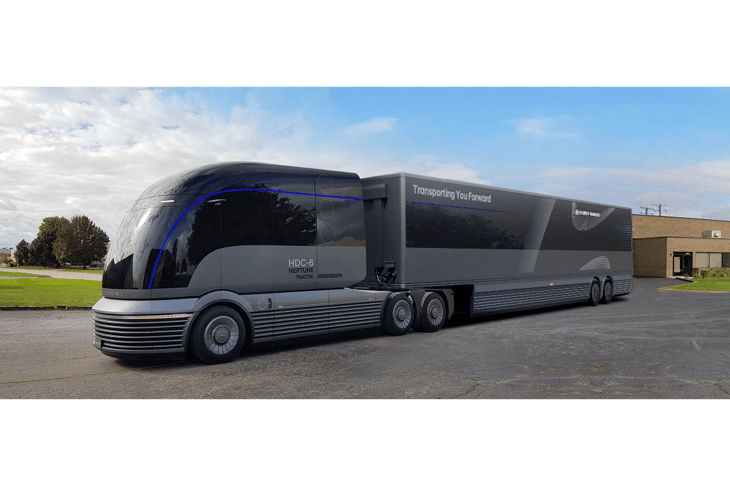 Hyundai unveils first hydrogen commercial truck