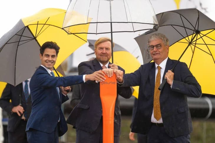 Construction begins on Gasunie’s Dutch national hydrogen network