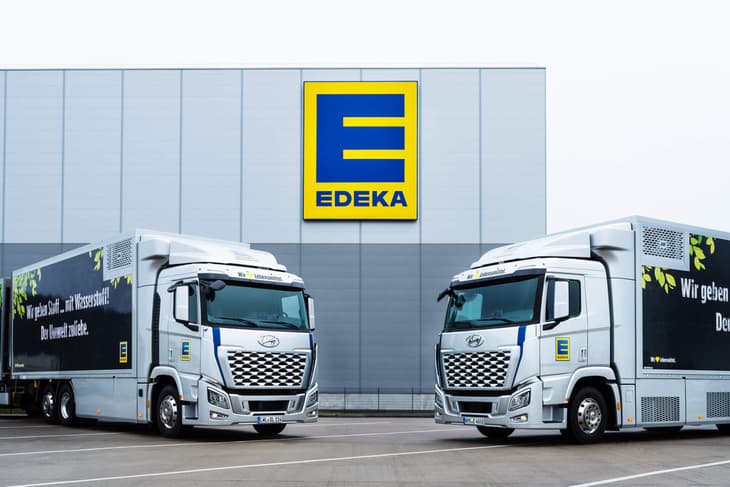 German logistics firm deploys two hydrogen-powered trucks from Hyundai