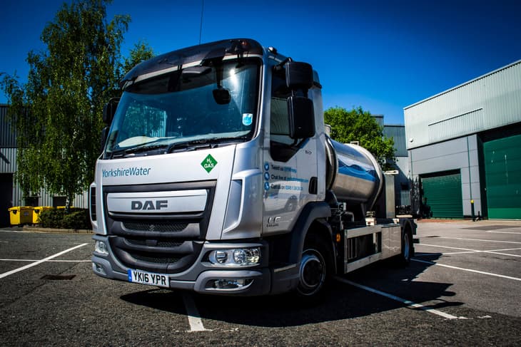 Yorkshire Water deploys hydrogen tanker