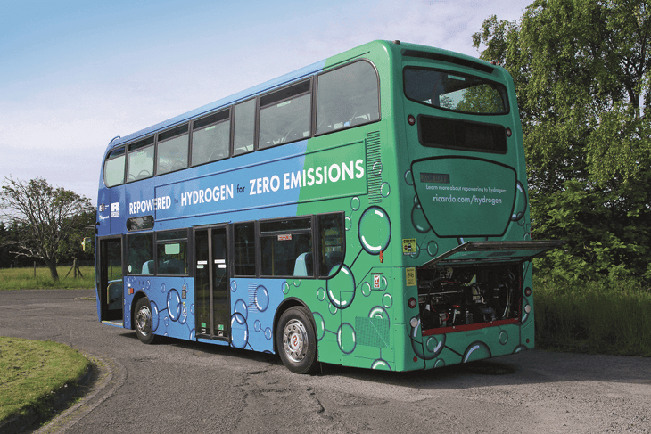 Luxfer Gas Cylinders and Ricardo team up on Brighton hydrogen bus trials