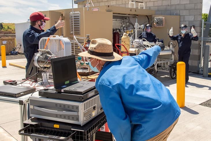 WSU researchers trial liquid hydrogen for UAVs