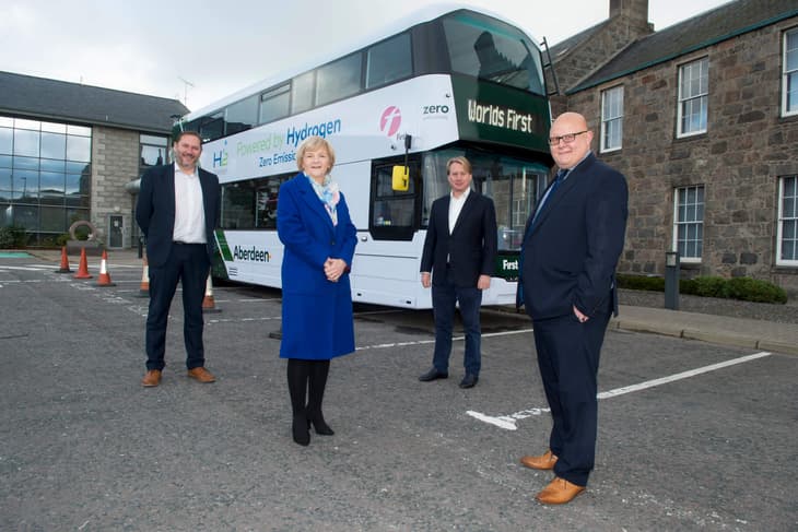 World’s first fleet of hydrogen double deckers have saved 170,000kg of CO2 since January