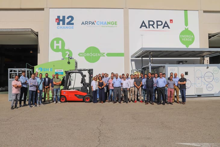 ARPA and Linde-Serma unveil first green hydrogen forklifts in Spain