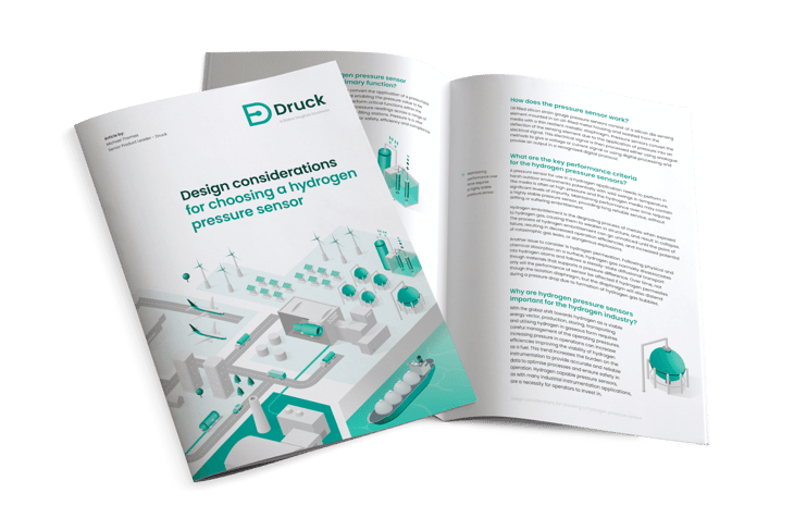 White paper: Design considerations for choosing a hydrogen pressure sensor