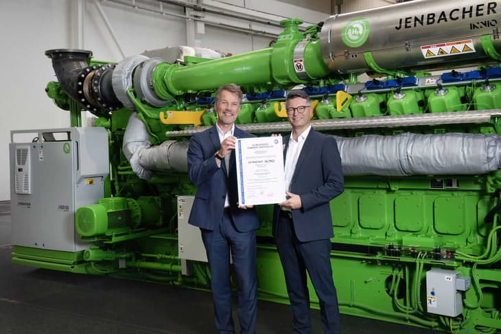 TÜD SÜD awards INNIO with hydrogen certificate for power plant conversion plans
