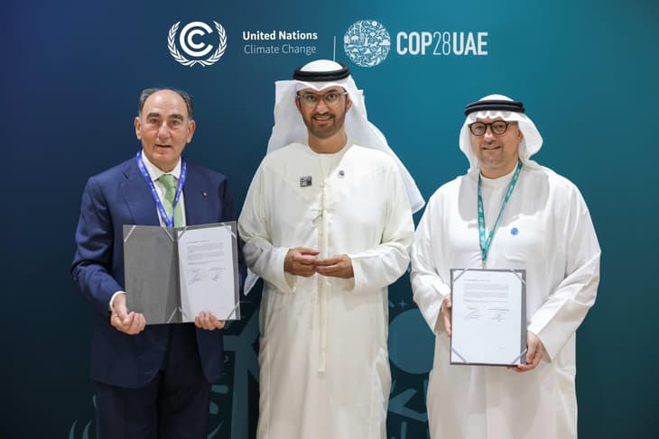 Iberdrola and Masdar agree on green hydrogen collaborations at COP28