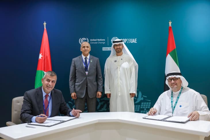 Masdar to explore establishing 1GW wind project and green hydrogen plant in Jordan