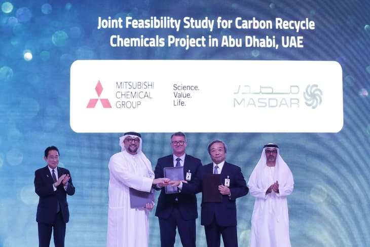 Masdar, Mitsubishi, INPEX to explore green hydrogen-based plastic production