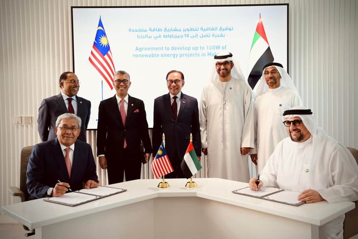 Masdar targets 10GW of renewable energy projects in Malaysia after signing MOU