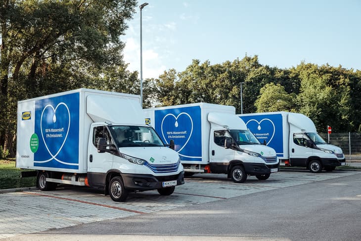 quantron-delivers-five-hydrogen-powered-trucks-to-ikea-austria