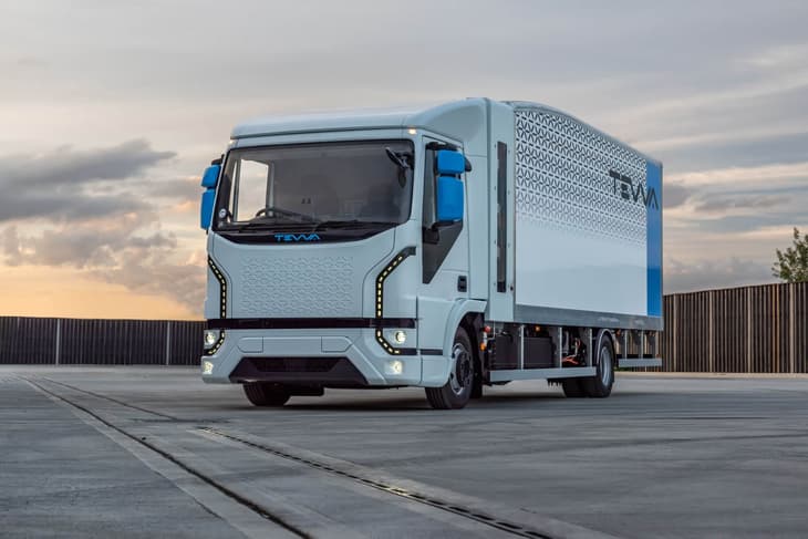 UK manufacturer launches its first hydrogen electric truck