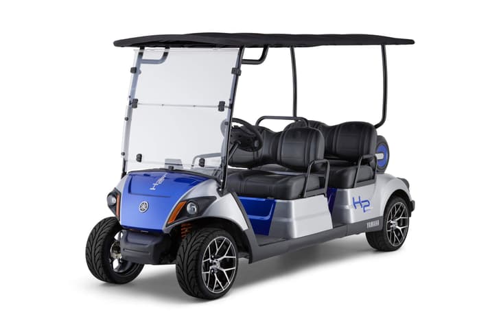 Yamaha demonstrates hydrogen-powered golf cart