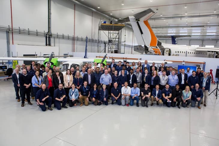 Cranfield Aerospace Solutions reveals refurbished hangar supporting decarbonisation goals