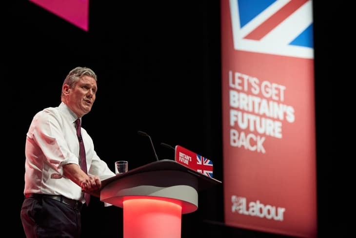 ‘Clean power is the best opportunity we’ve had in a generation,’ says Labour leader
