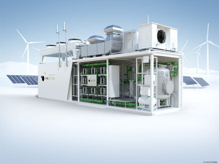H-TEC Systems delivers 1MW PEM electrolyser to German university