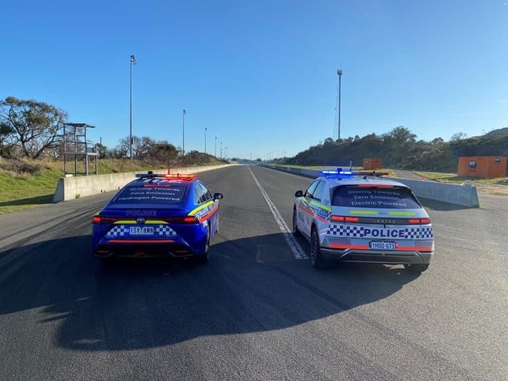 Australian Police trialling a Toyota hydrogen-powered vehicle