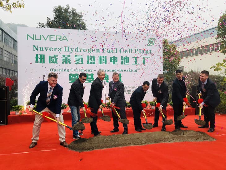 Nuvera breaks ground on Chinese fuel cell production facility