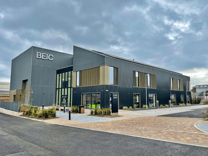 Inside the new Birmingham Energy Innovation Centre at Tyseley Energy Park