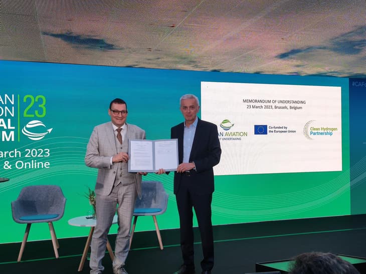 Clean Hydrogen Partnership and Clean Hydrogen JU to collaborate of aviation research and innovation