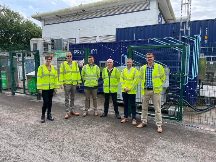 Wales & West Utilities observes Protium’s green hydrogen production site in action