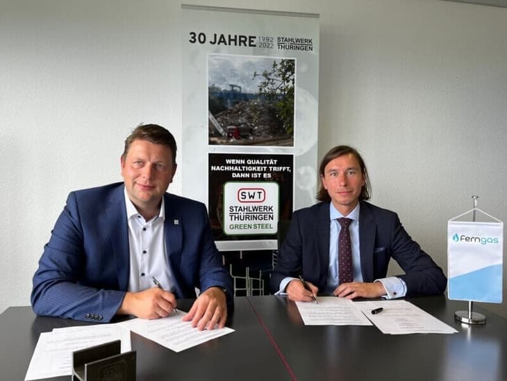 ferngas-and-stahlwerk-thuringen-sign-mou-to-connect-steel-mill-to-hydrogen-network