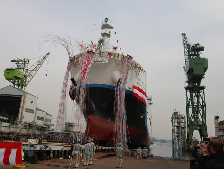 Japan launches world’s first liquid hydrogen carrier