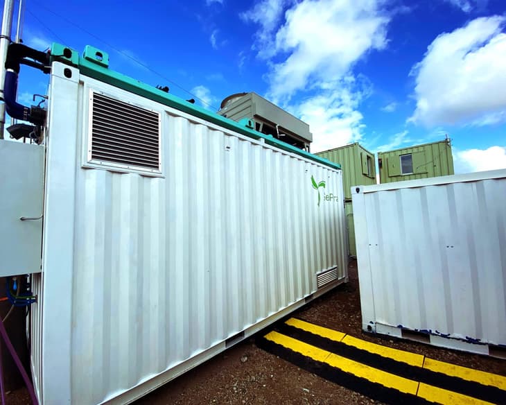 Cadent welfare cabins now powered by hydrogen